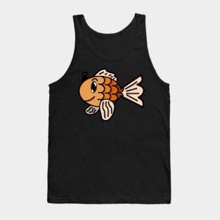 Orange Fish Tank Top